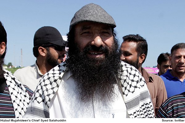हिजबुल मुजाहिदीन प्रमुख सलाहुद्दीन ने भारत पर हमला करने के लिए तालिबान का समर्थन मांगा