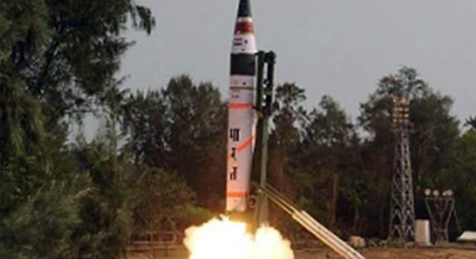 भारत ने हासिल की बड़ी कामयाबी, बैलिस्टिक मिसाइल अग्नि-3 का किया सफल परीक्षण